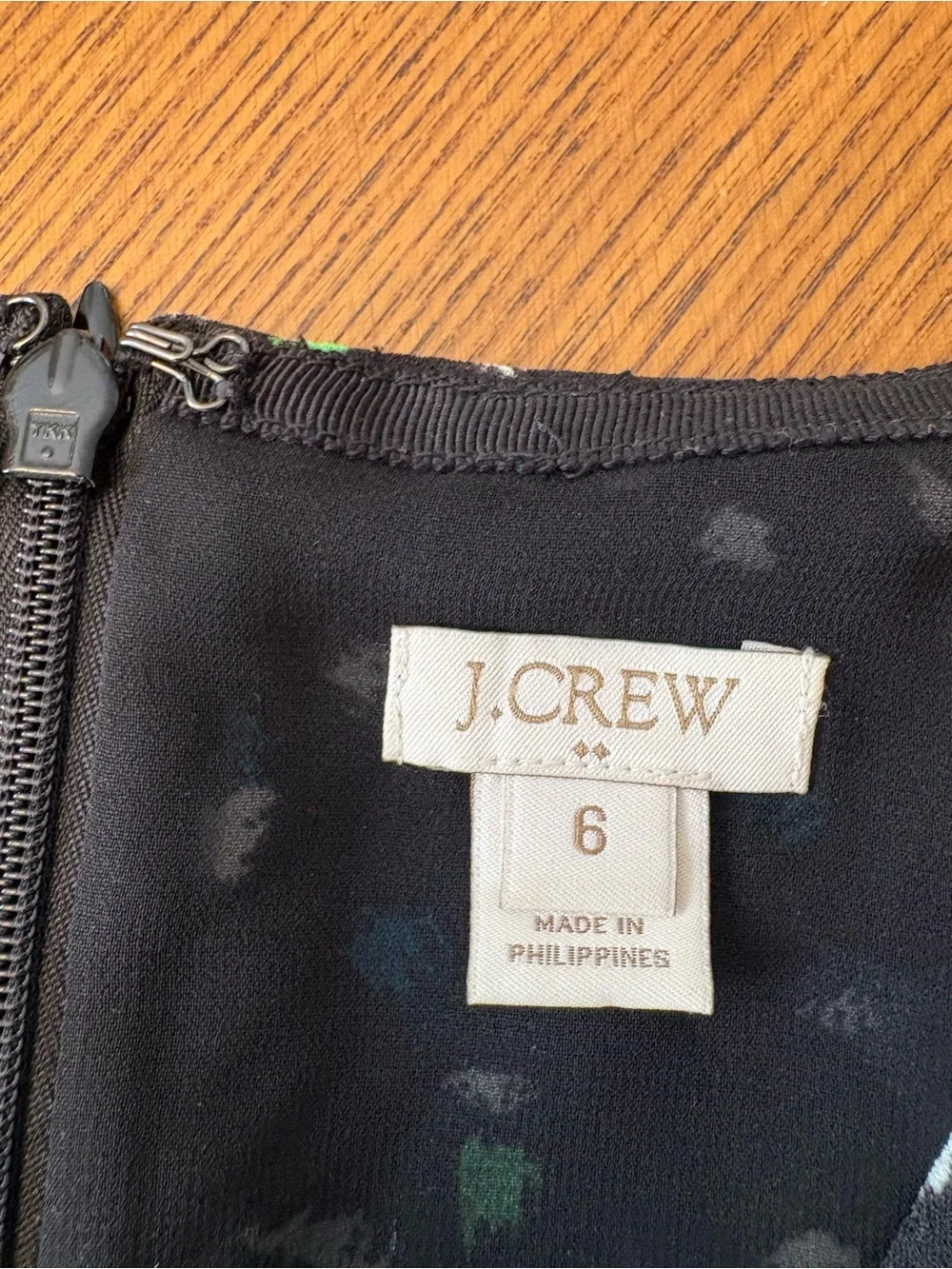 J. Crew Sleeveless Black A-Line Dress